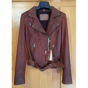 GIUBBOTTO  donna  SKYWARD  / Tg. 42  VERA PELLE /modello JERRY  serie Tamponato