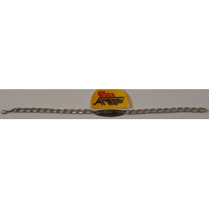 Braccialetto con placchetta incisa    ( come  nuovo )