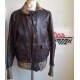 DELAN   Giubbotto in pelle   uomo   -   tg 54   - Usato  (Marrone scuro)