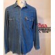 LEVI'S STRAUSS & Co  (Camicia  jeans  /denim  uomo   promo  usata  taglia  43)
