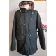 Giaccone  DOUBLE EIGHT-  uomo   tg XXL  Usato  verde   con imbottitura / cappuccio