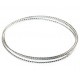 BRACCIALE  rigido tipo schiava, intrecciato, diamantato