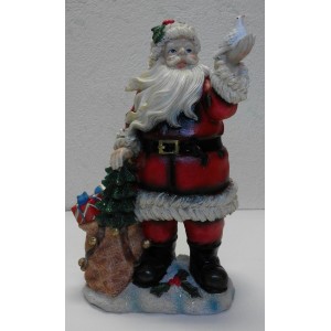BABBO NATALE   Linea Galileo /  resina con carillon / da Collezione